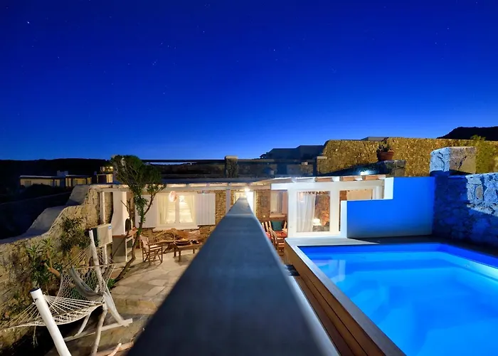 Villa Princess 6 Private With Pool Panormos Beach