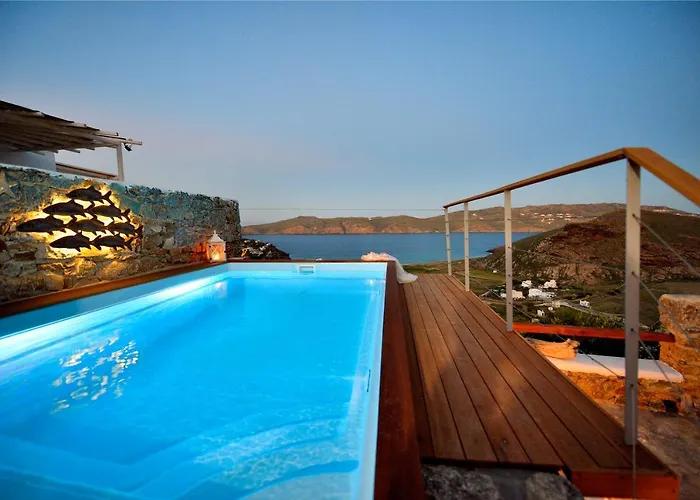 Villa Princess 6 Private With Pool Panormos Beach